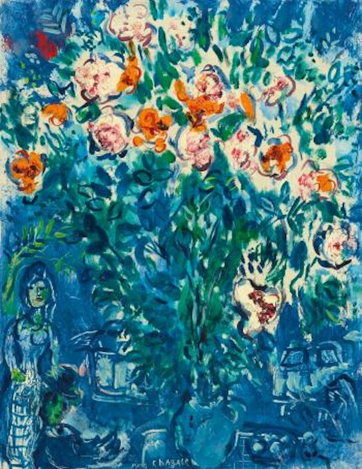 Autour De 'Bouquet De Ferme' by Marc Chagall