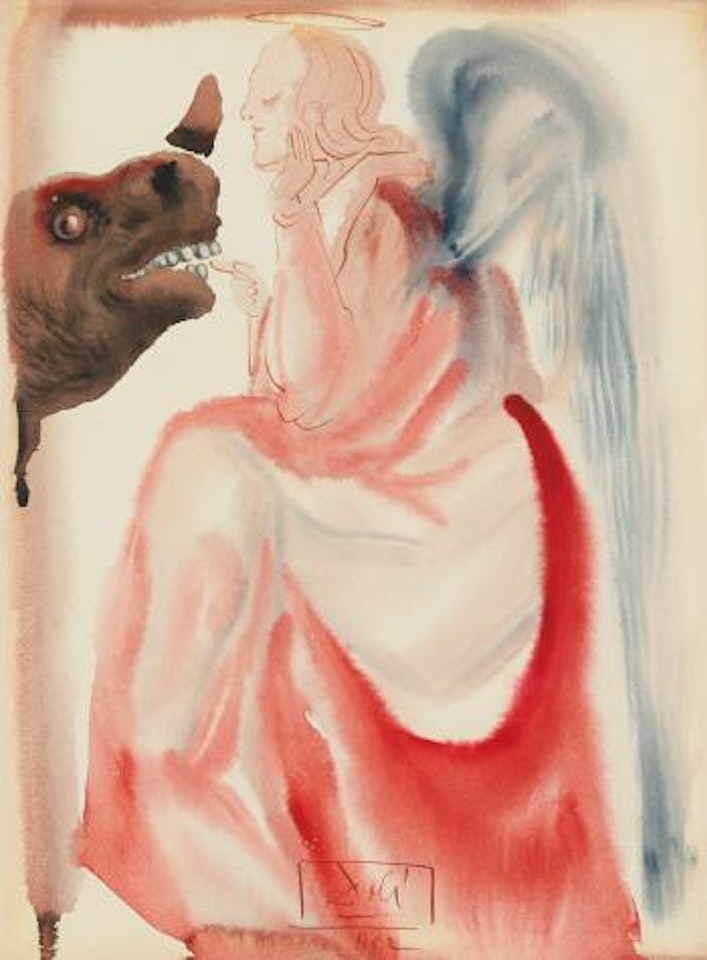 Le Ciel De Mercure - Divine Comedy: Paradise, Canto 6 (Paradiso) by Salvador Dali