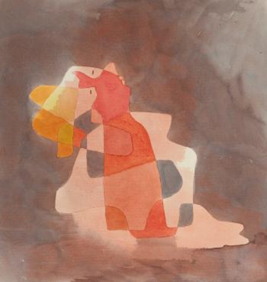 Zurücklehnende (Woman Leaning Back) by Paul Klee