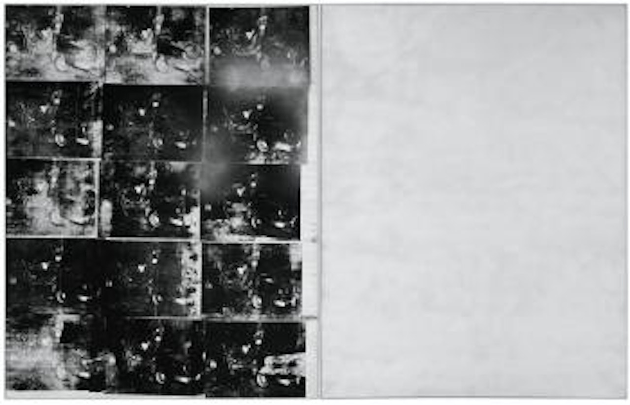 Silver Car Crash (Double Disaster) by Andy Warhol