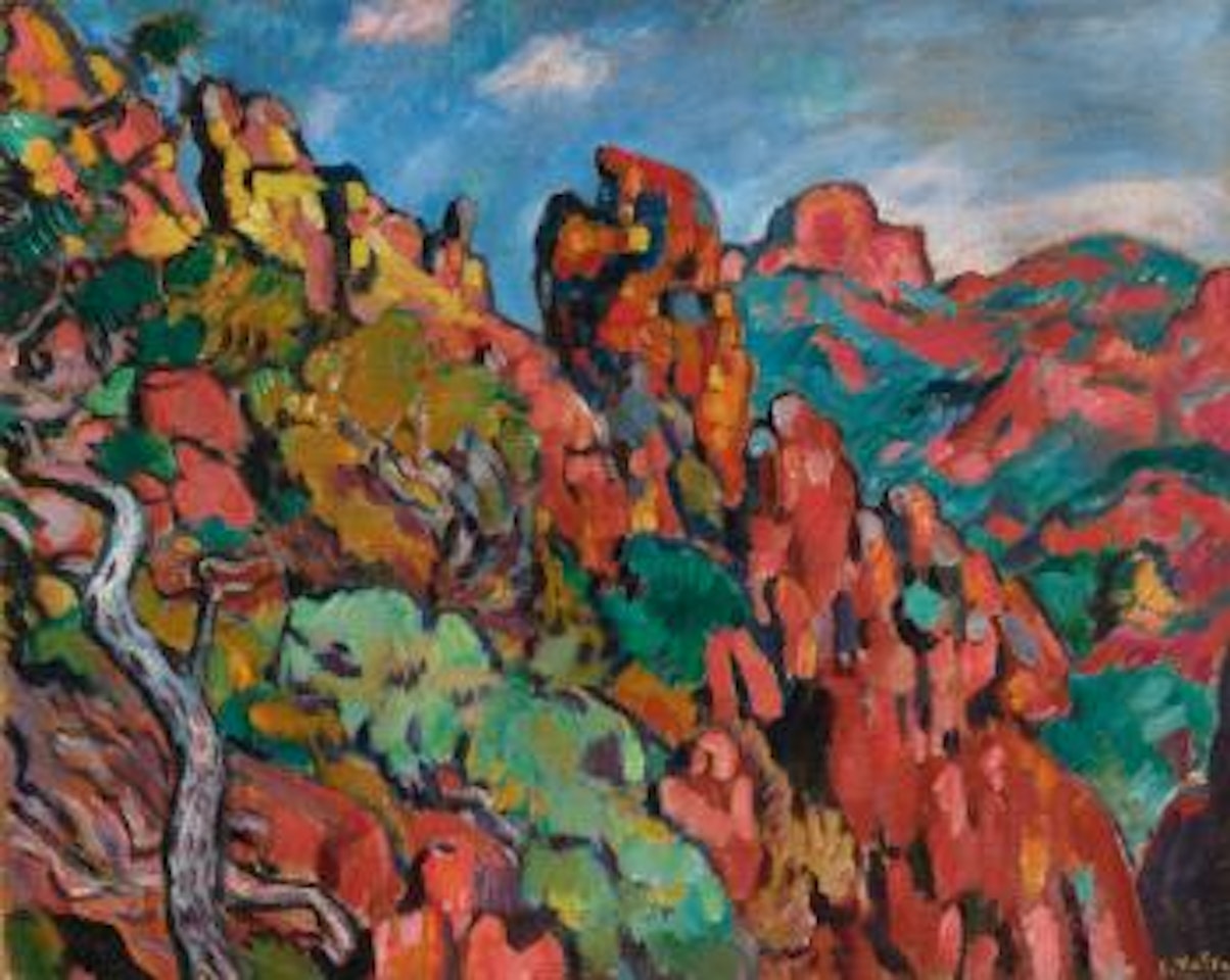 Les Rochers Rouges À Anthéor by Louis Valtat