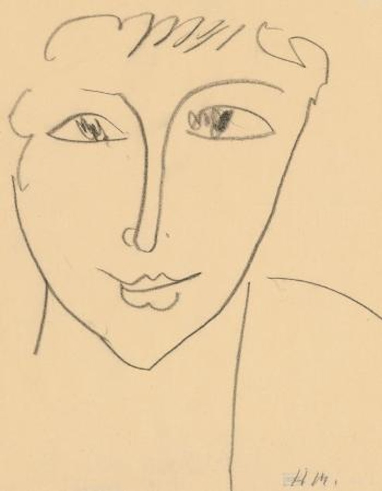 Tête À La Frange by Henri Matisse