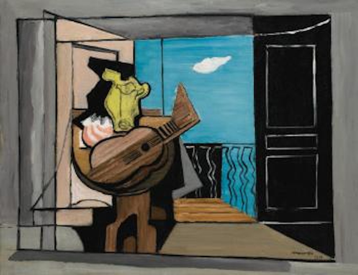 Intérieur Au Balcon by Louis Marcoussis