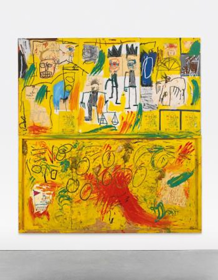 Untitled (Yellow Tar And Feathers) by Jean-Michel Basquiat