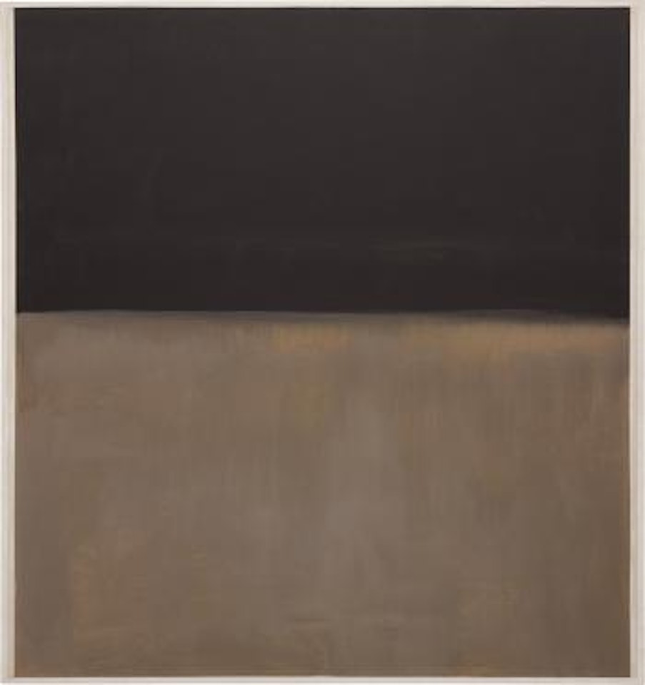 Untitled (Black on Gray) by Mark Rothko