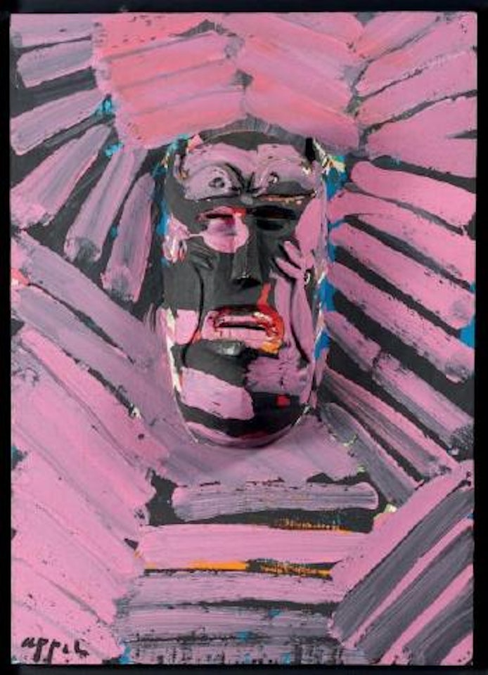 Indiaans opperhoofd (chef indien) by Karel Appel