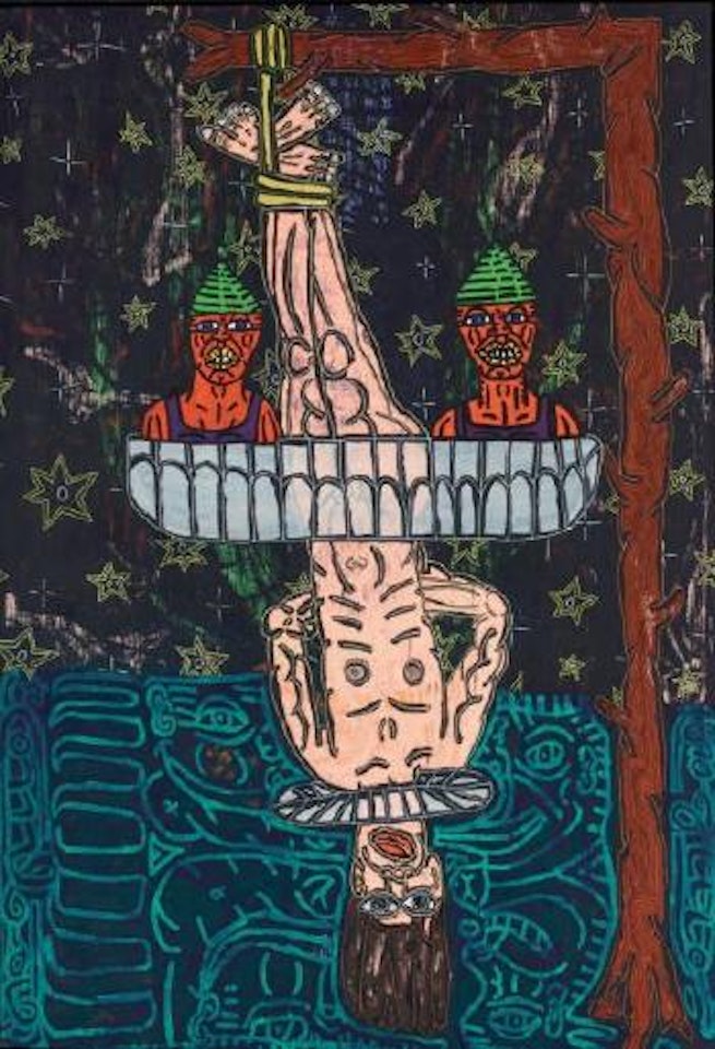 Le pendu à l'endroit… by Robert Combas