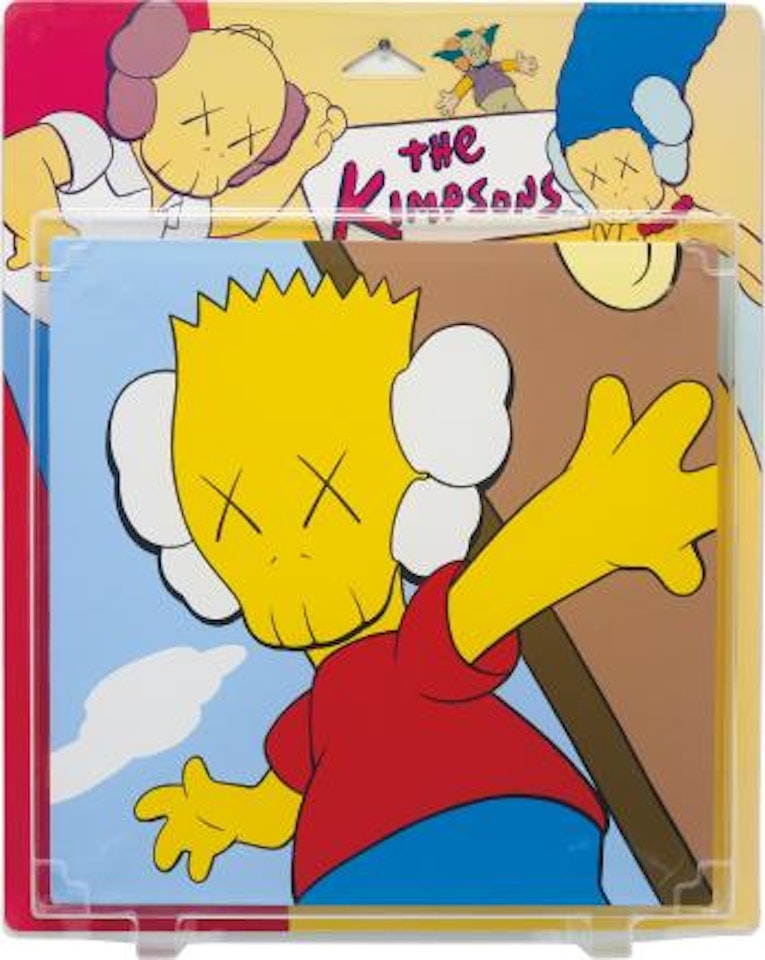 Untitled (Kimpsons), Package Painting Series by Kaws