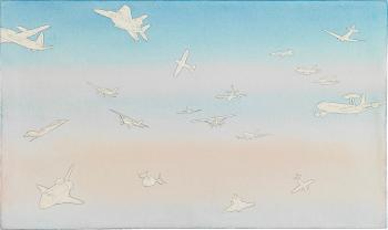 Cieli ad alta quota by Alighiero Boetti