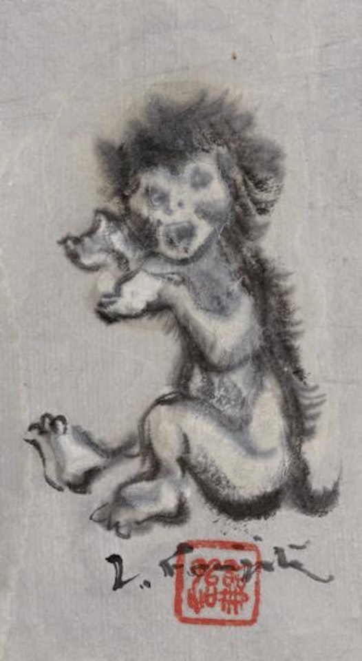 Petit singe by Leonard Tsuguharu Foujita