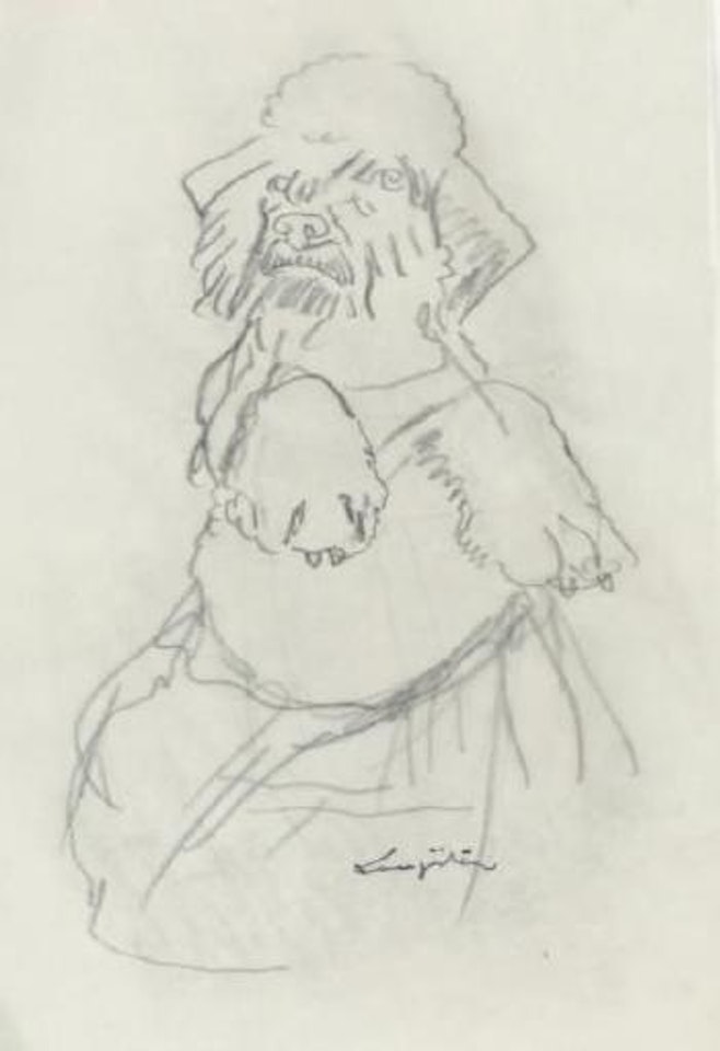 Chien chic by Leonard Tsuguharu Foujita