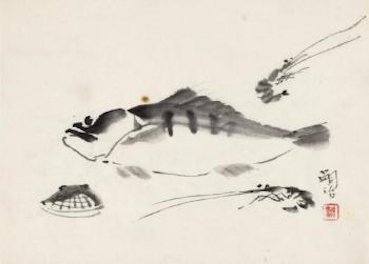 Le poisson by Leonard Tsuguharu Foujita
