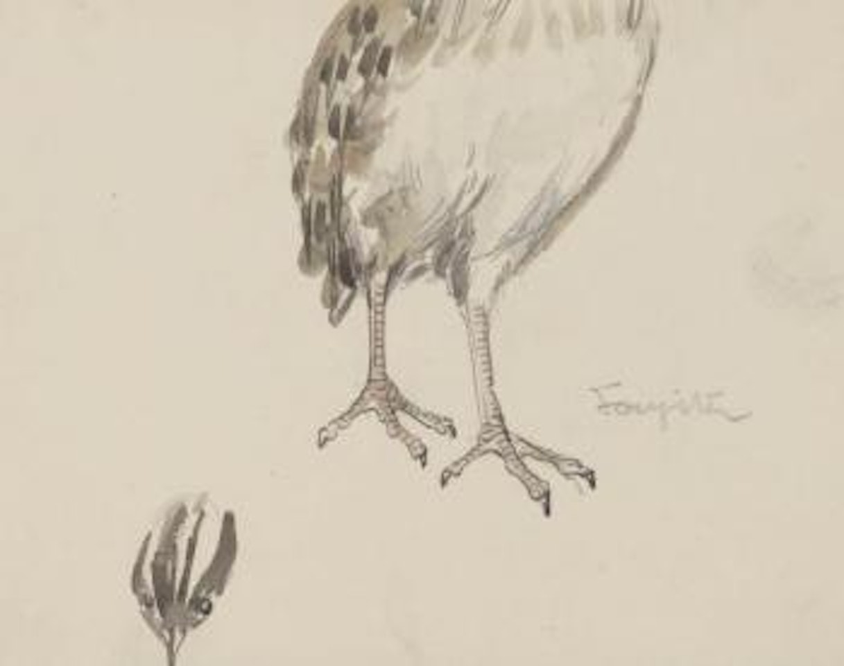 Étude d'oiseau by Leonard Tsuguharu Foujita