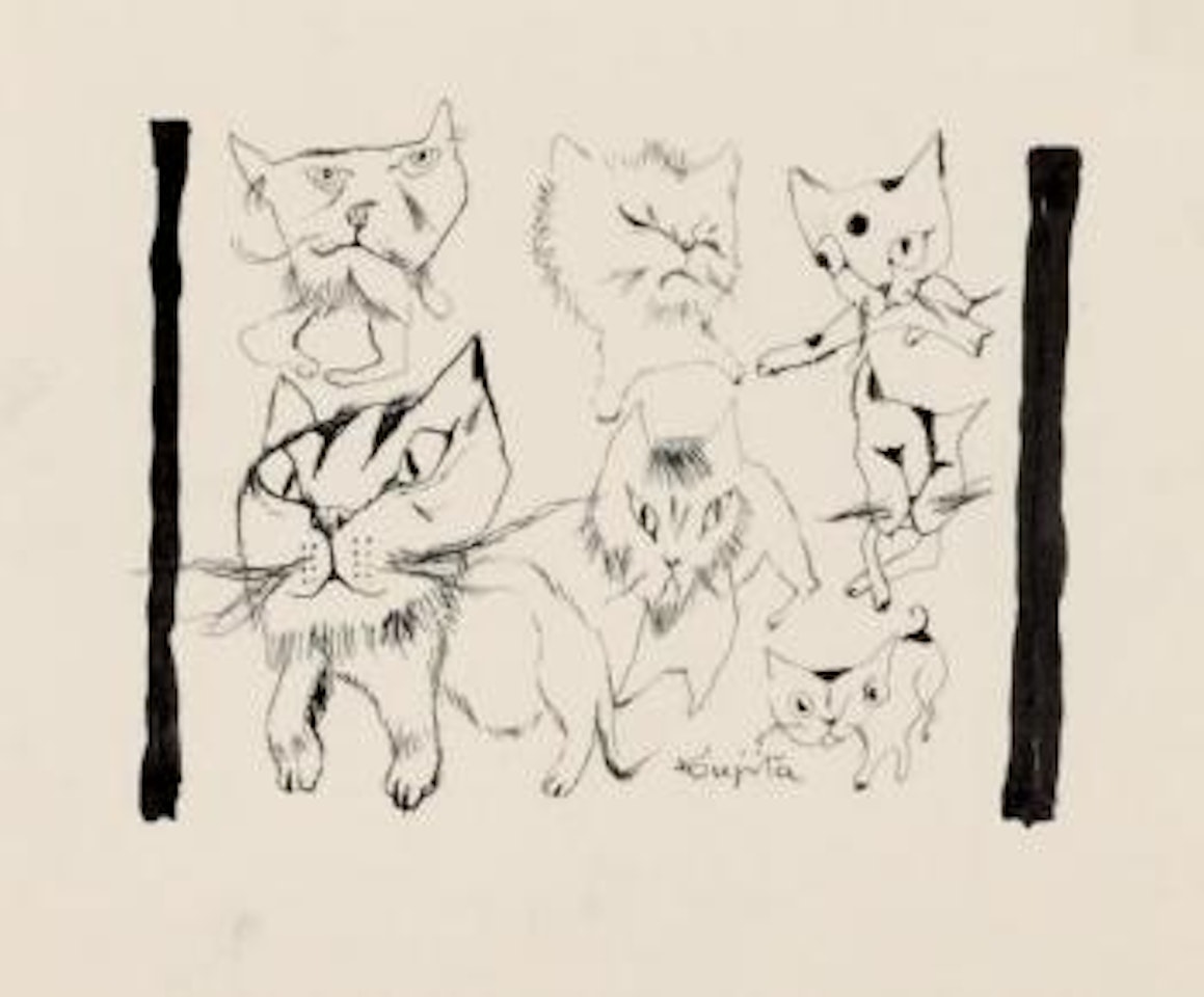 Chats étranges by Leonard Tsuguharu Foujita
