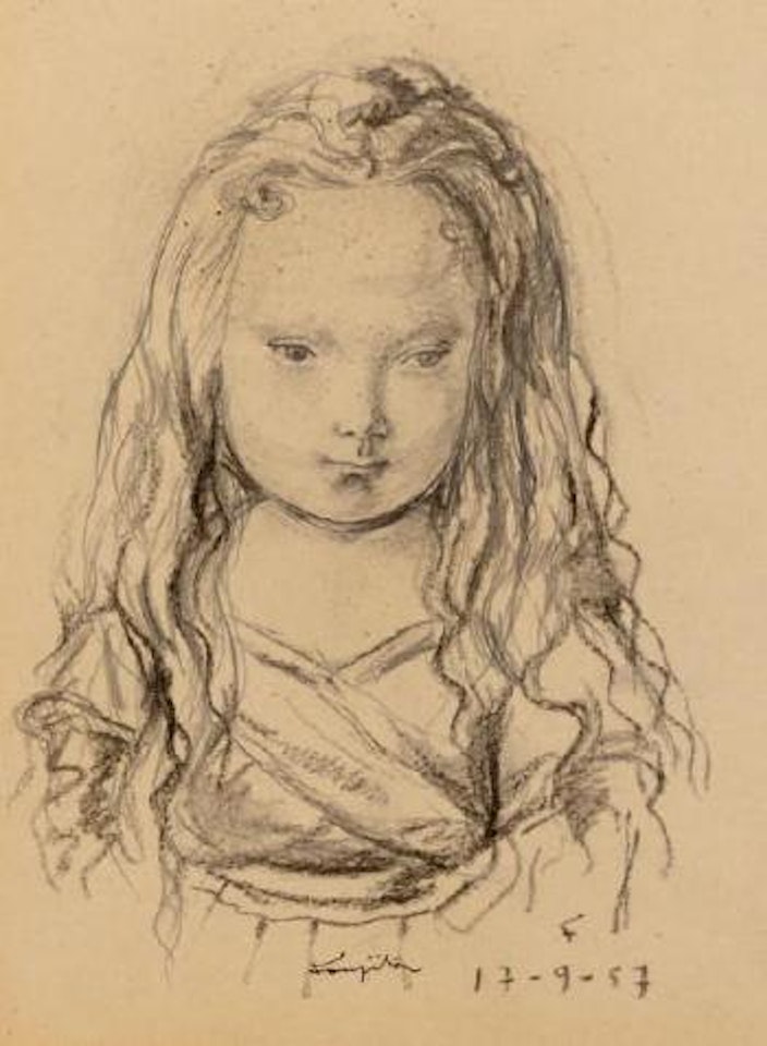 Jeune fille by Leonard Tsuguharu Foujita