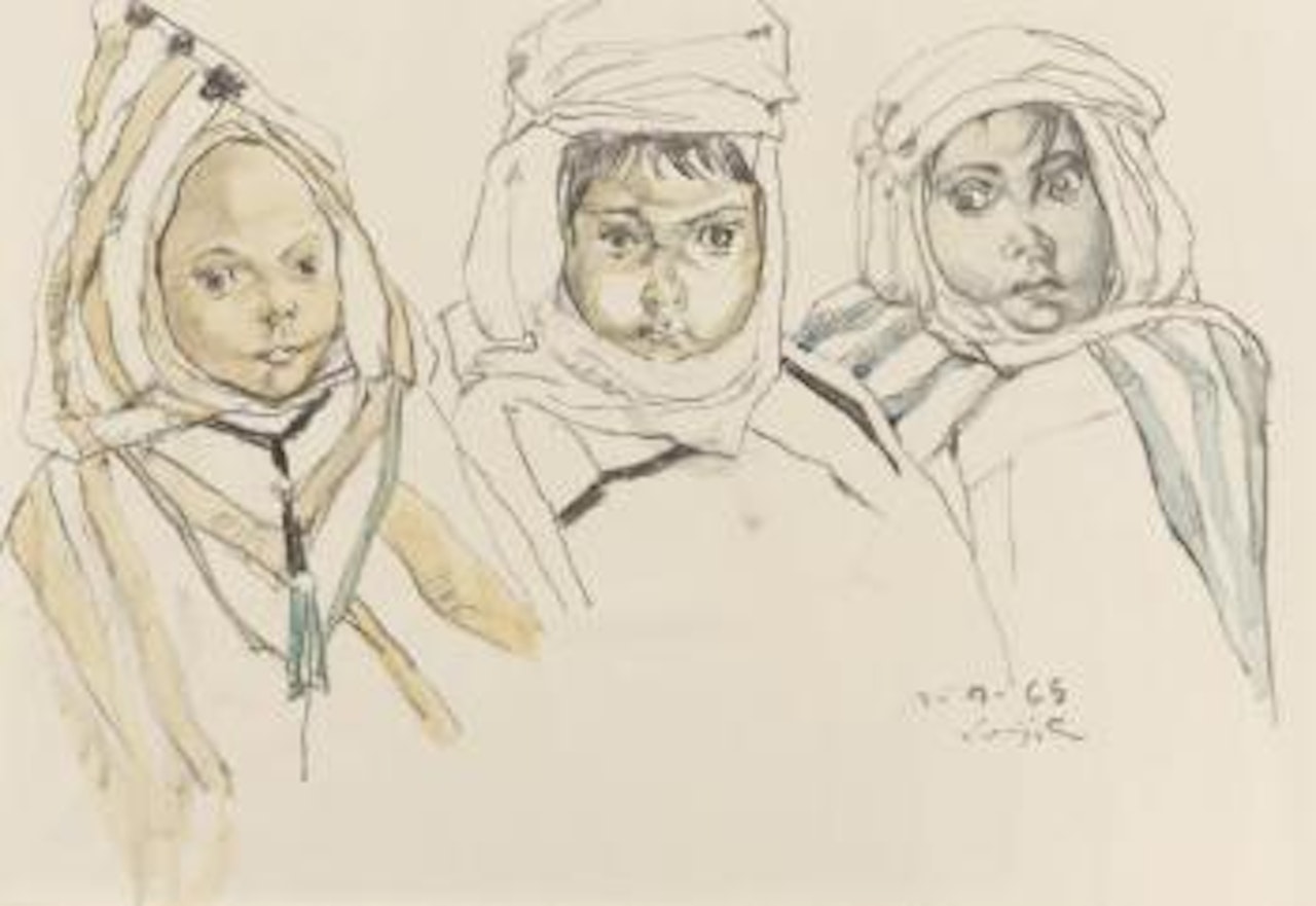 Les petits bedouins by Leonard Tsuguharu Foujita