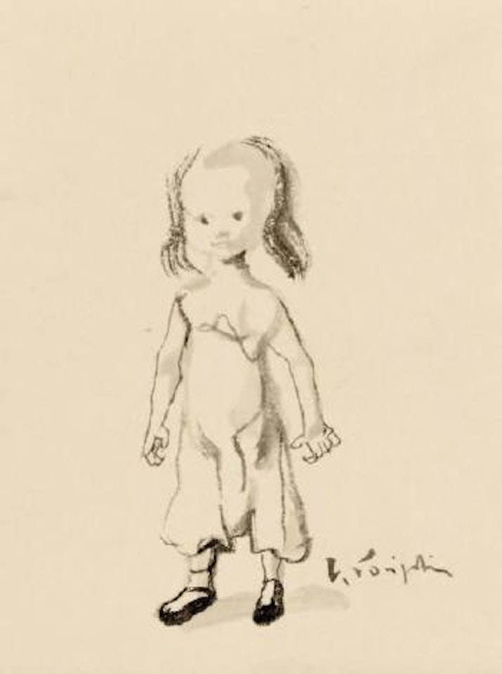Petite fille by Leonard Tsuguharu Foujita
