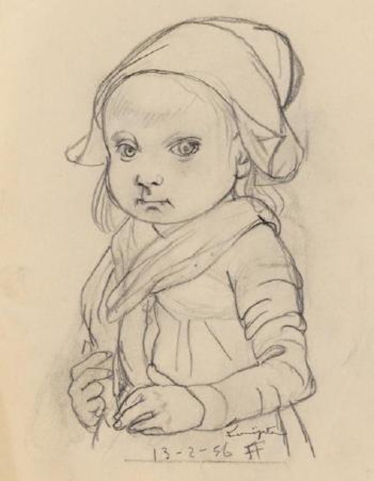 Petite fille by Leonard Tsuguharu Foujita