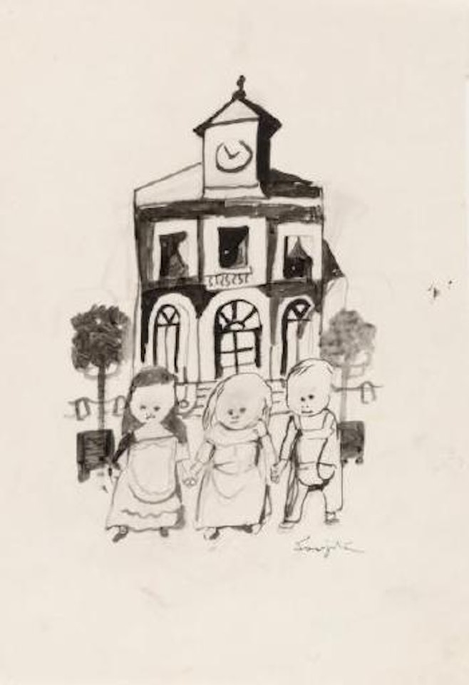 Les petits patients de l'hôpital broca by Leonard Tsuguharu Foujita