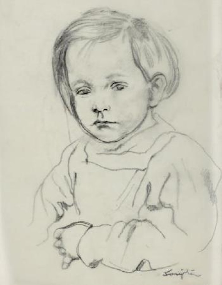 Petit garçon au costume by Leonard Tsuguharu Foujita