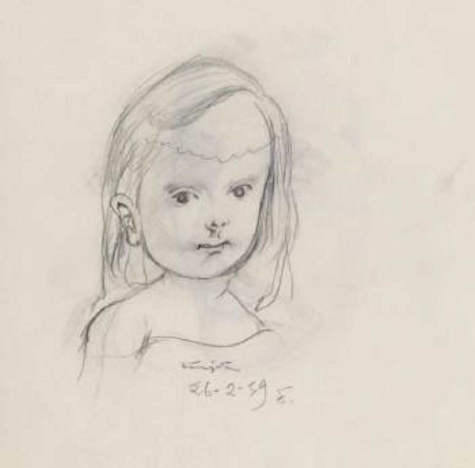Petite fille by Leonard Tsuguharu Foujita