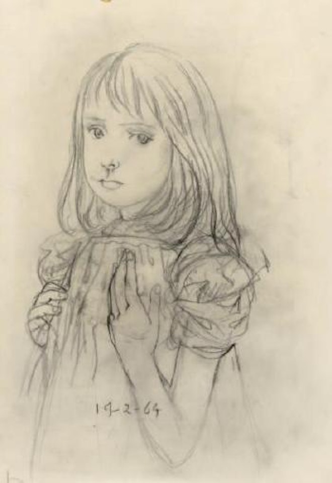 L'Inquietude by Leonard Tsuguharu Foujita