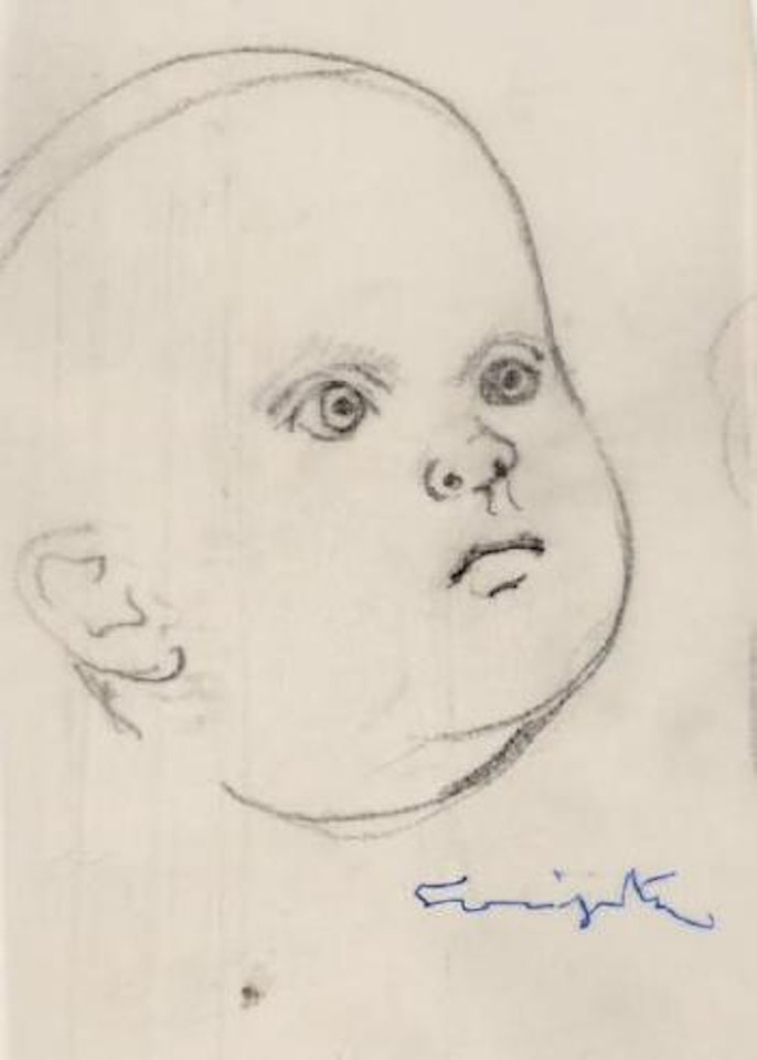 Visage de bébé by Leonard Tsuguharu Foujita