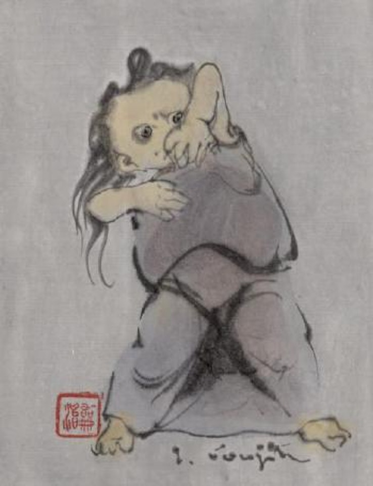 La crainte by Leonard Tsuguharu Foujita