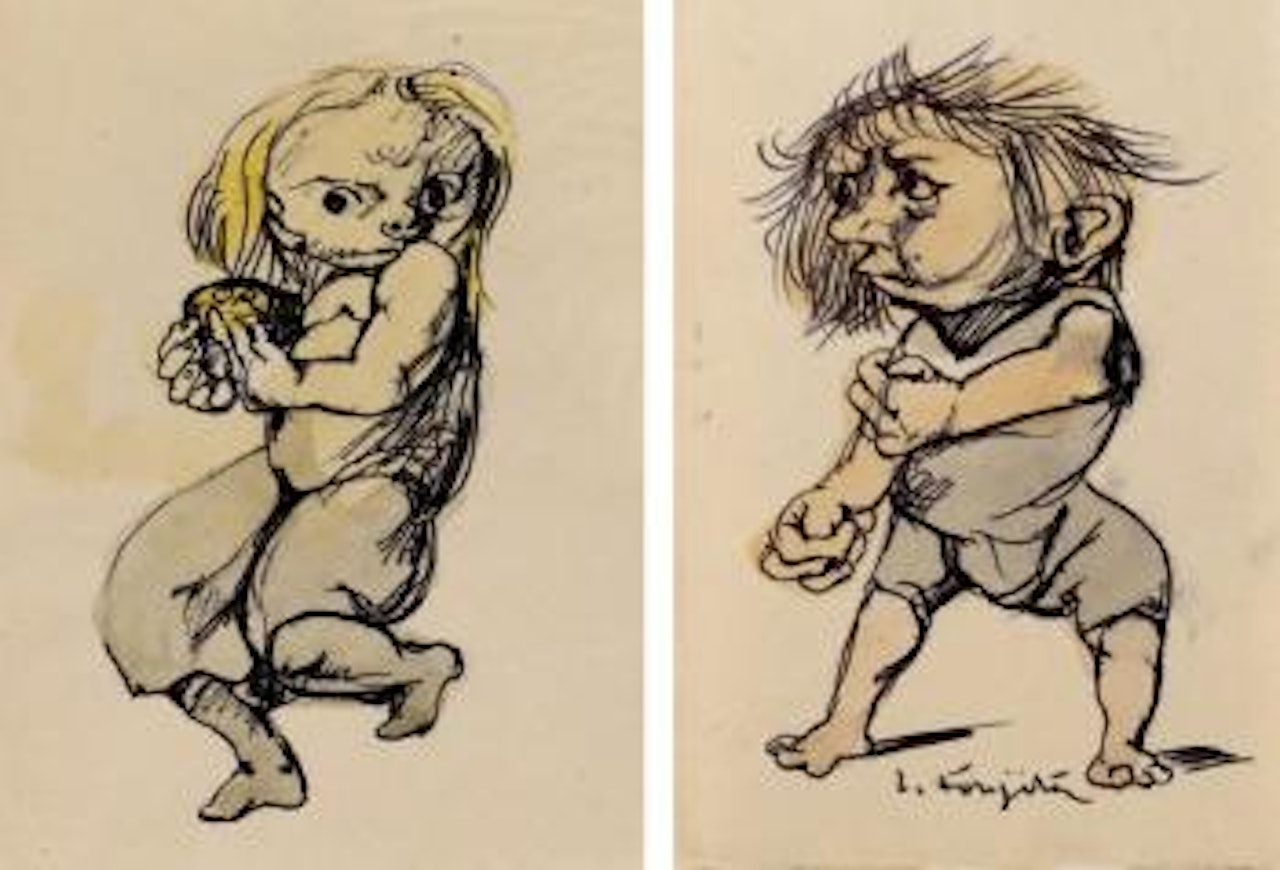 Le trésor. Le bagarreur by Leonard Tsuguharu Foujita