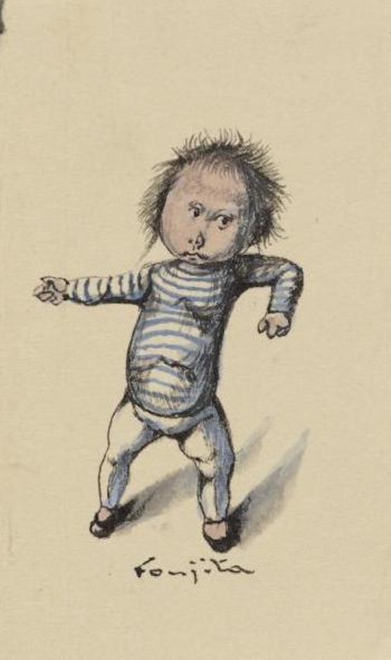 Le pyjama raye by Leonard Tsuguharu Foujita