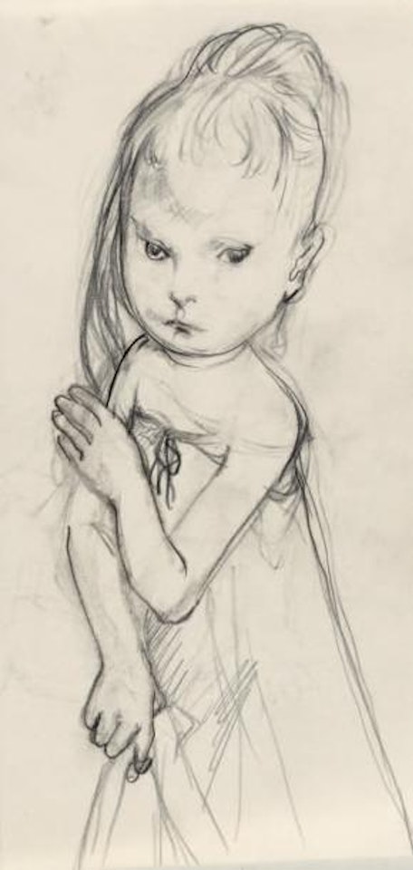 L'Indiscretion by Leonard Tsuguharu Foujita