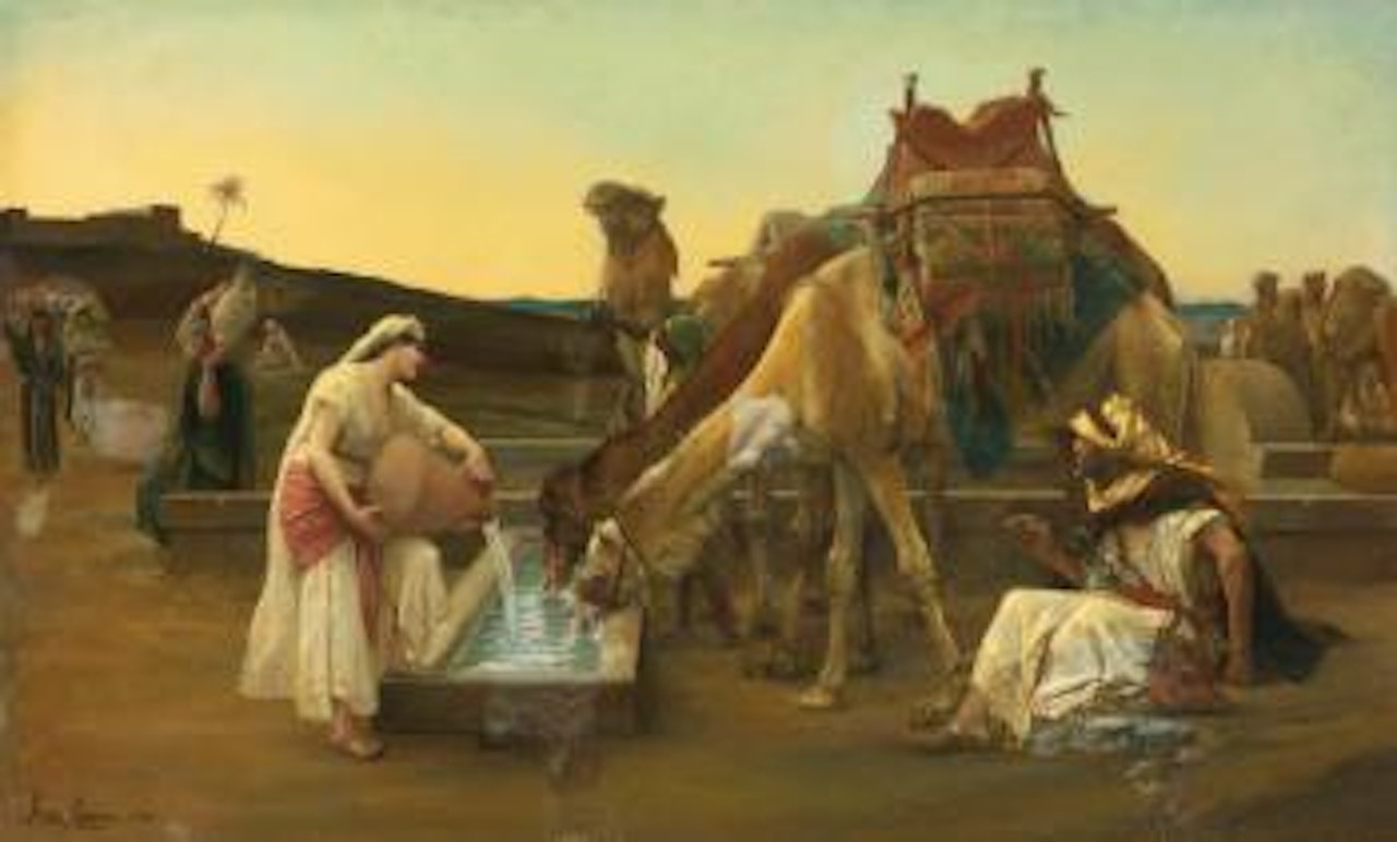 Rebecca et Eliézer by Alexandre Cabanel