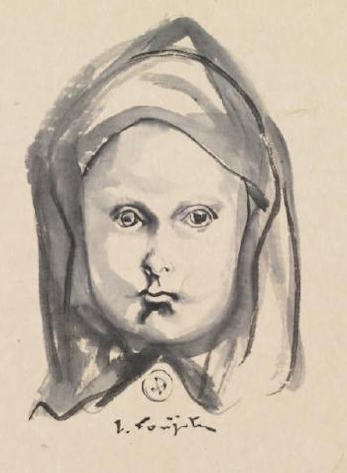 Enfant au voile by Leonard Tsuguharu Foujita