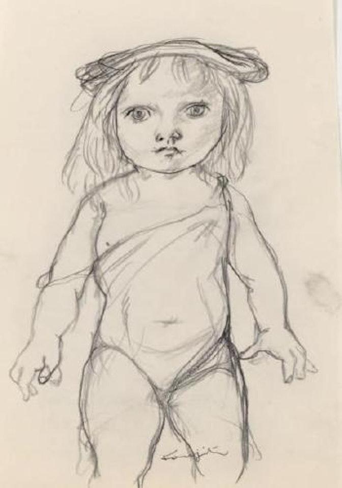 Petit enfant dénudé by Leonard Tsuguharu Foujita