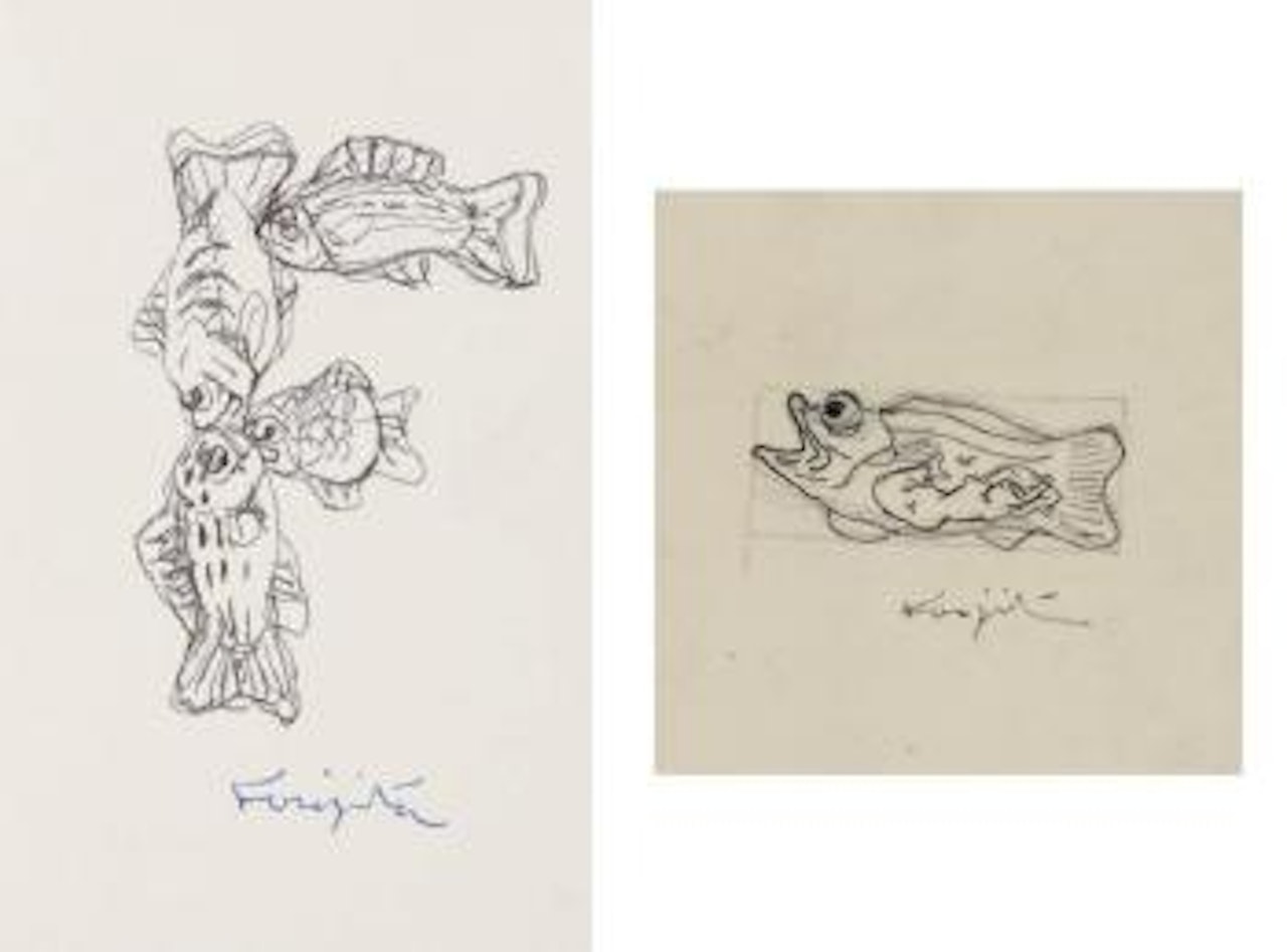 Poisson. Poissons by Leonard Tsuguharu Foujita