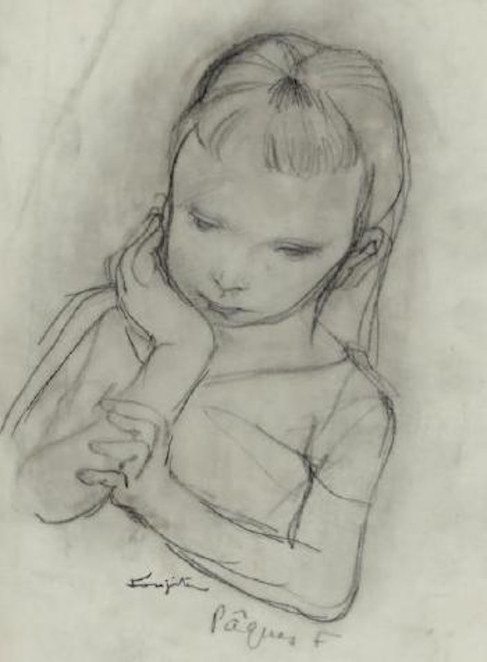 Les œufs de pâques (partie droite) by Leonard Tsuguharu Foujita
