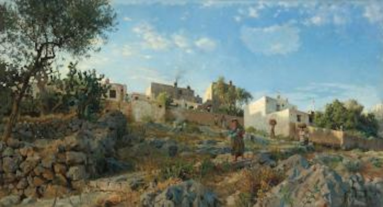 A View Of Anacapri by Peder Mork Monsted