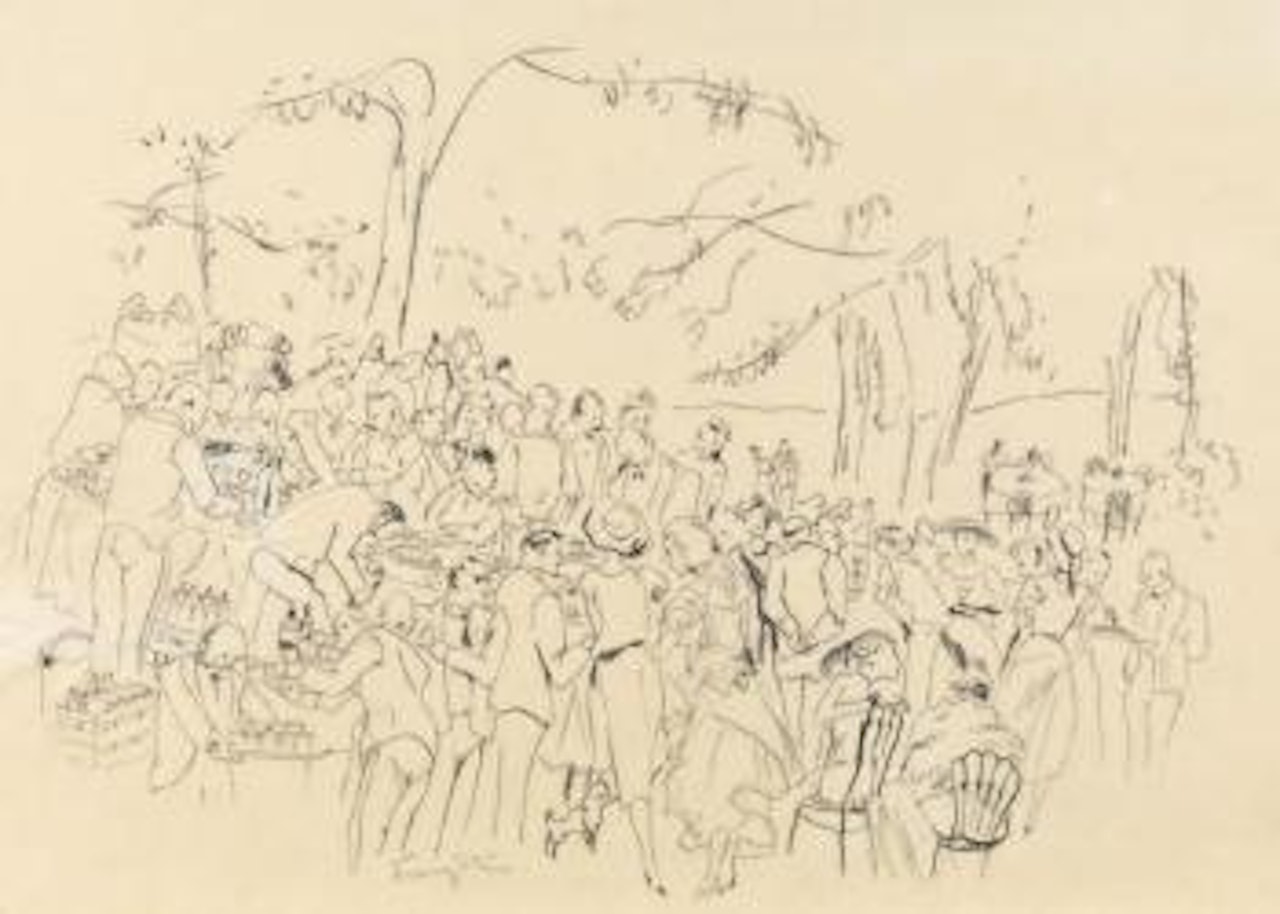 Le dejeuner champêtre by Leonard Tsuguharu Foujita