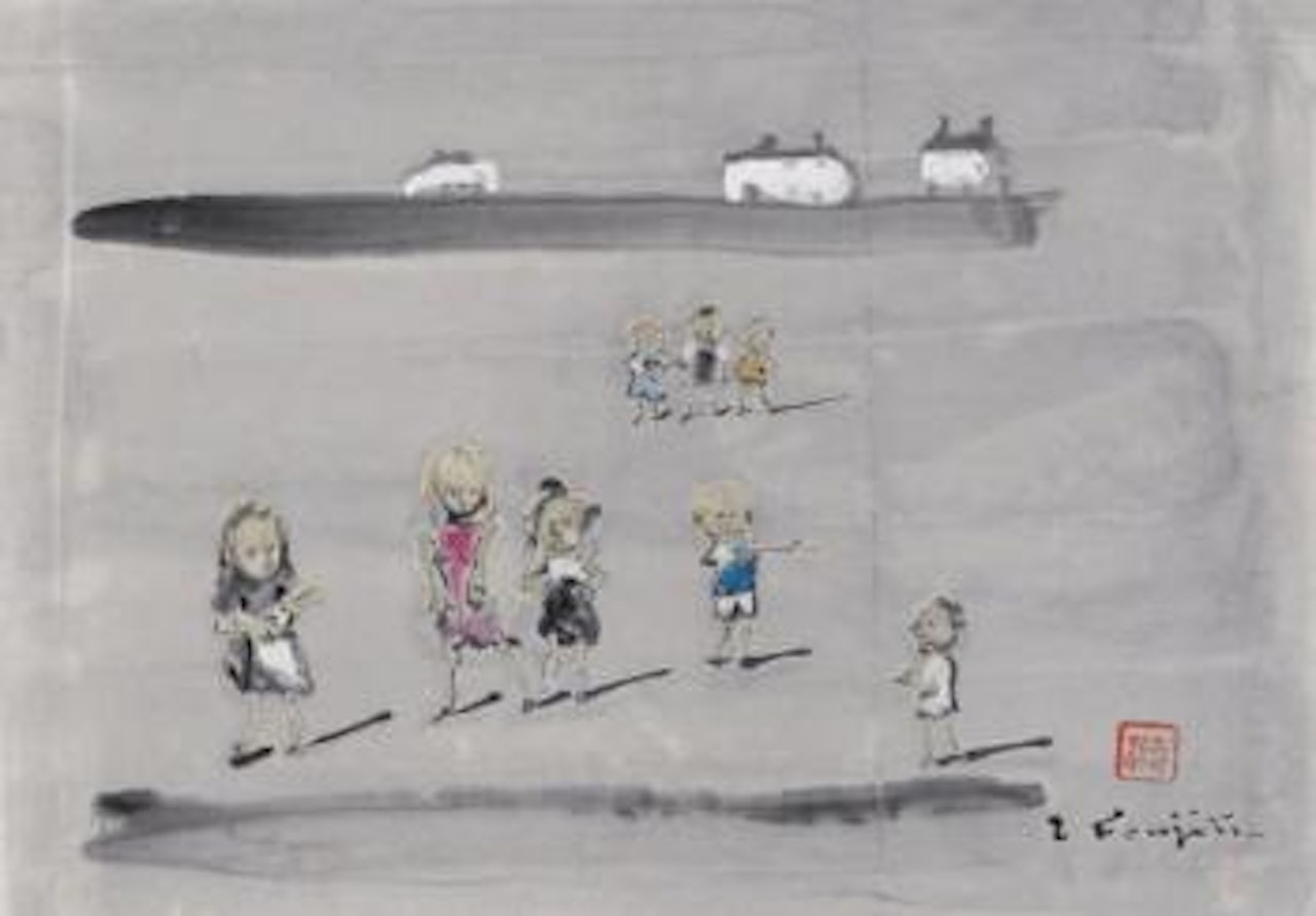 Enfants by Leonard Tsuguharu Foujita