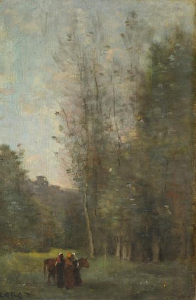 Le Petit Dormoir by Jean Baptiste Camille Corot