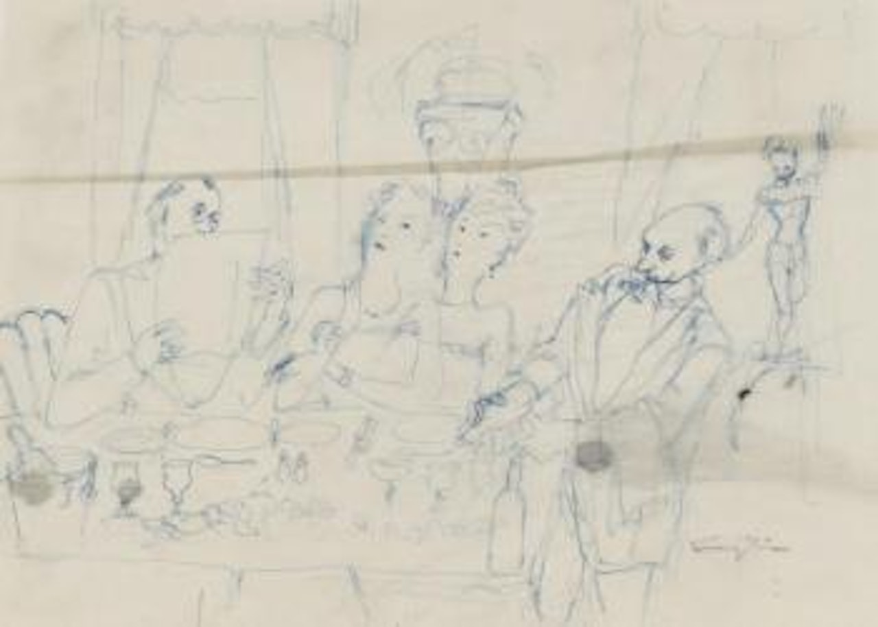Restaurant chic by Leonard Tsuguharu Foujita