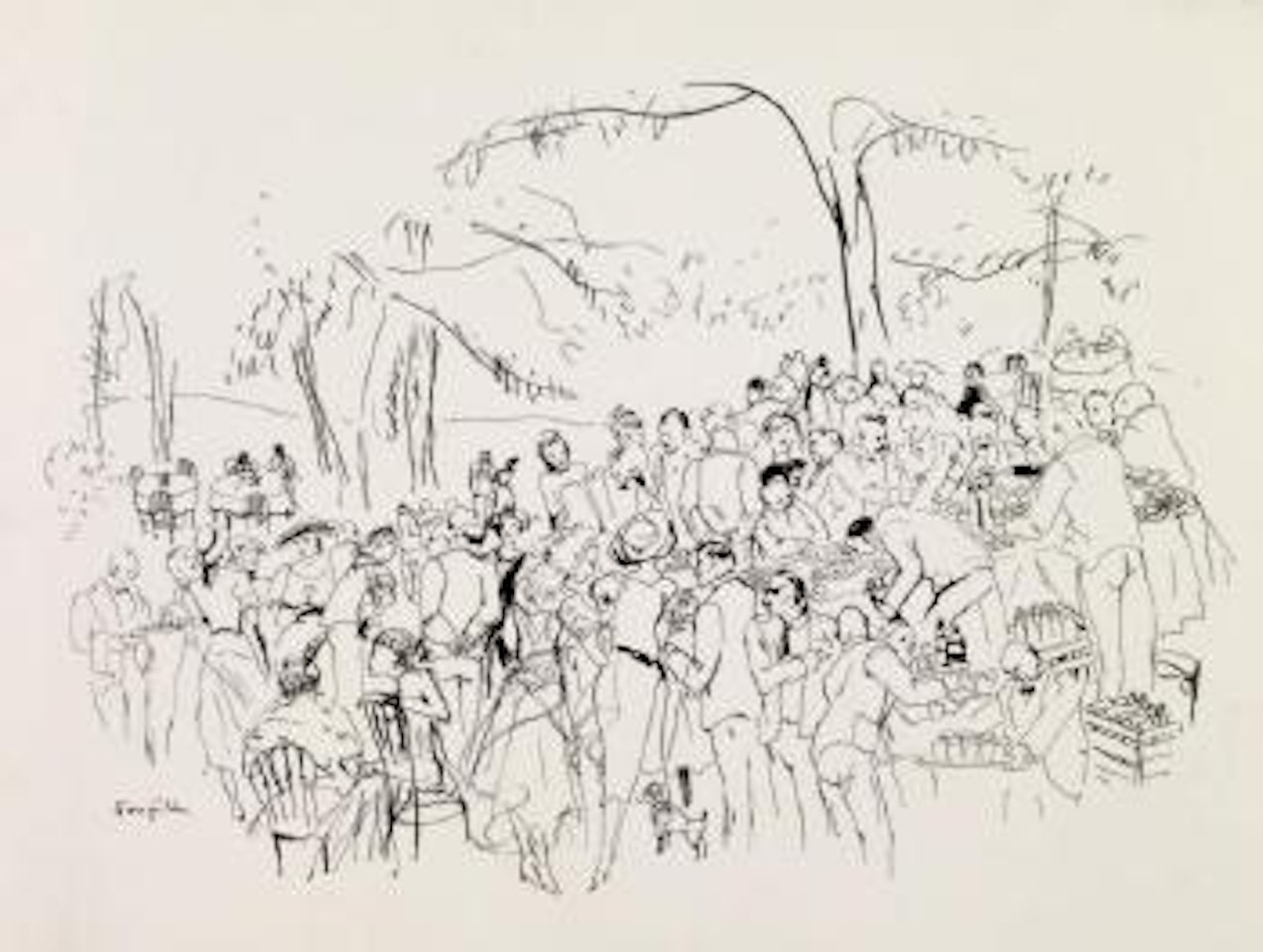 Pique-nique mondain by Leonard Tsuguharu Foujita