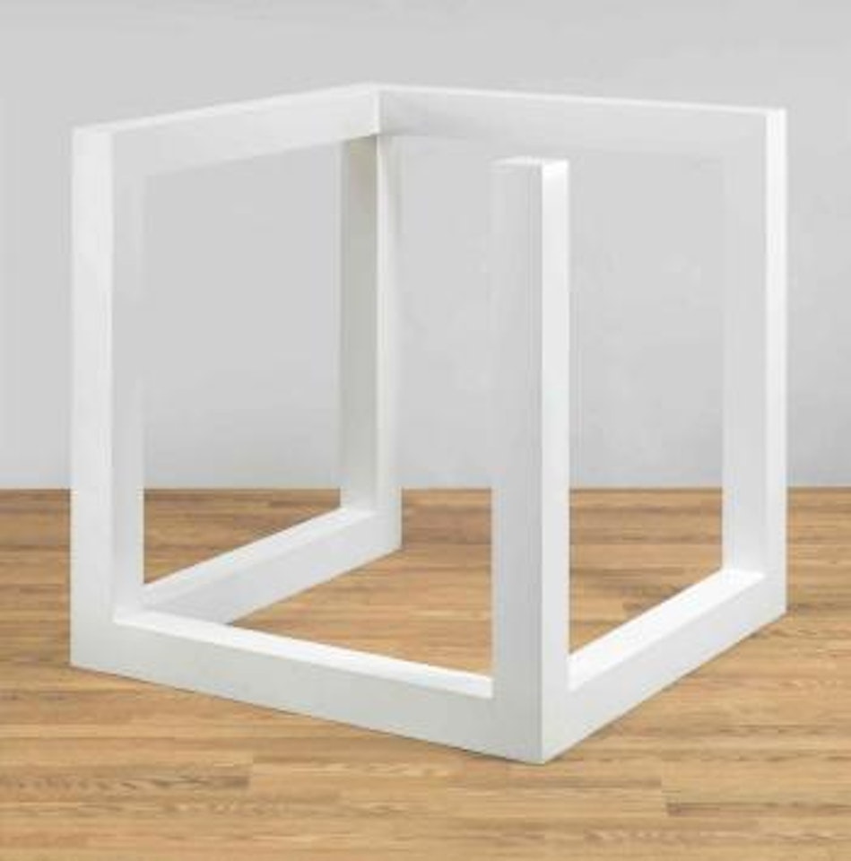 Incomplete Open Cube 9/11 by Sol LeWitt