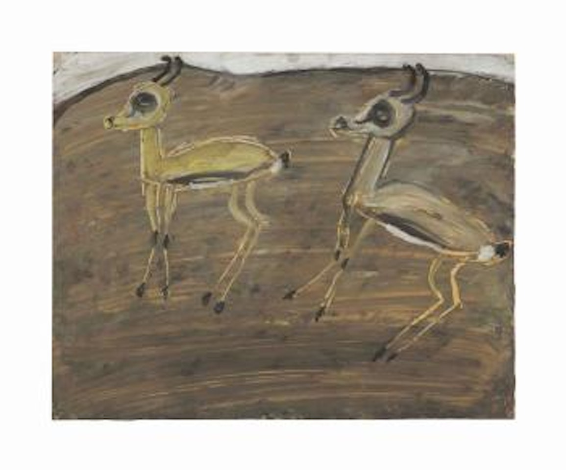 Deux Gazelles by Jean Dubuffet