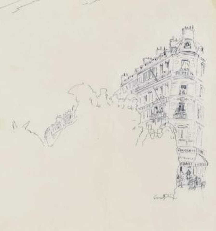 Le fouquet's by Leonard Tsuguharu Foujita
