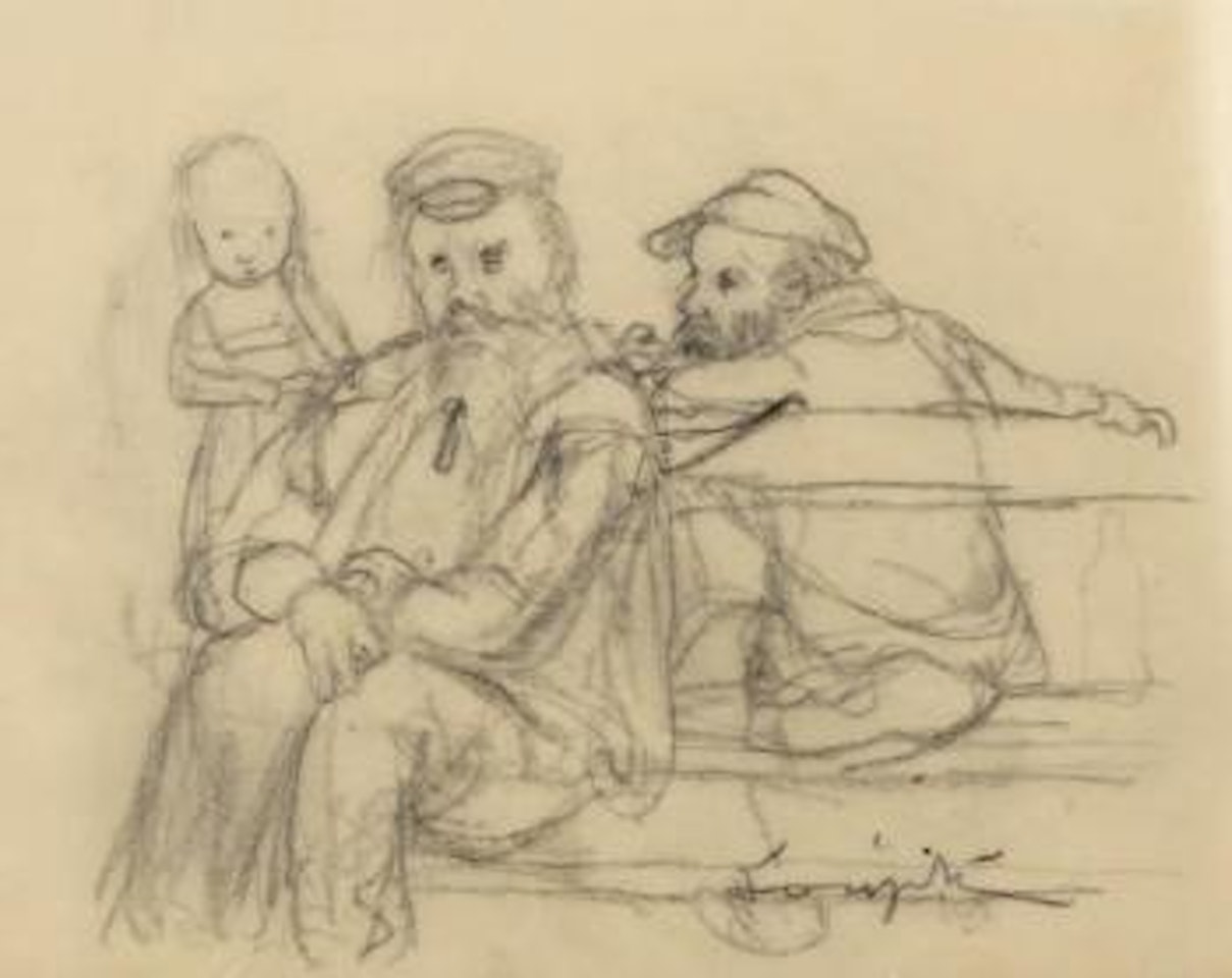 Les clochards by Leonard Tsuguharu Foujita