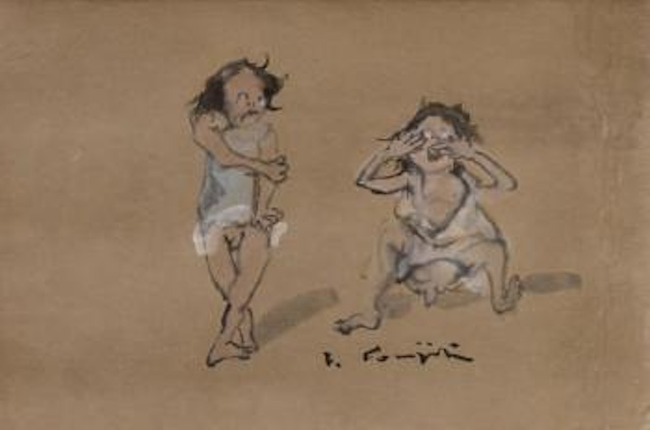 La dispute by Leonard Tsuguharu Foujita
