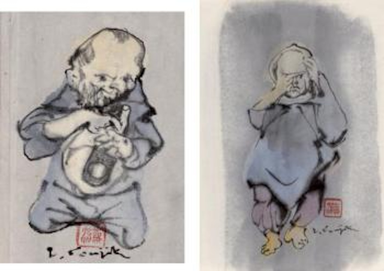 Le pèlerin. La découverte by Leonard Tsuguharu Foujita