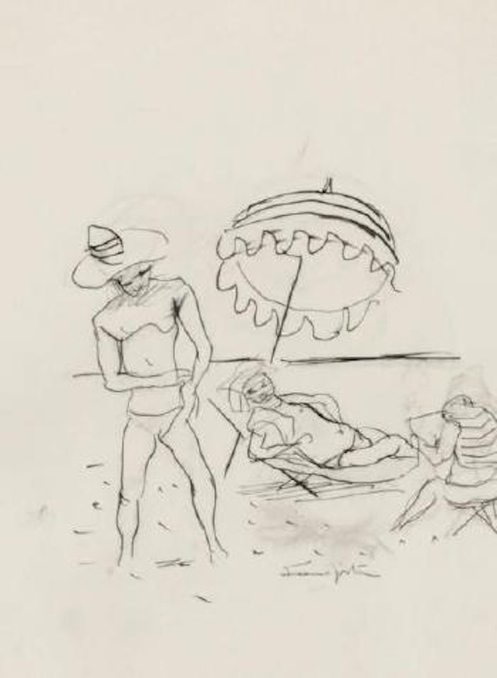 La plage by Leonard Tsuguharu Foujita