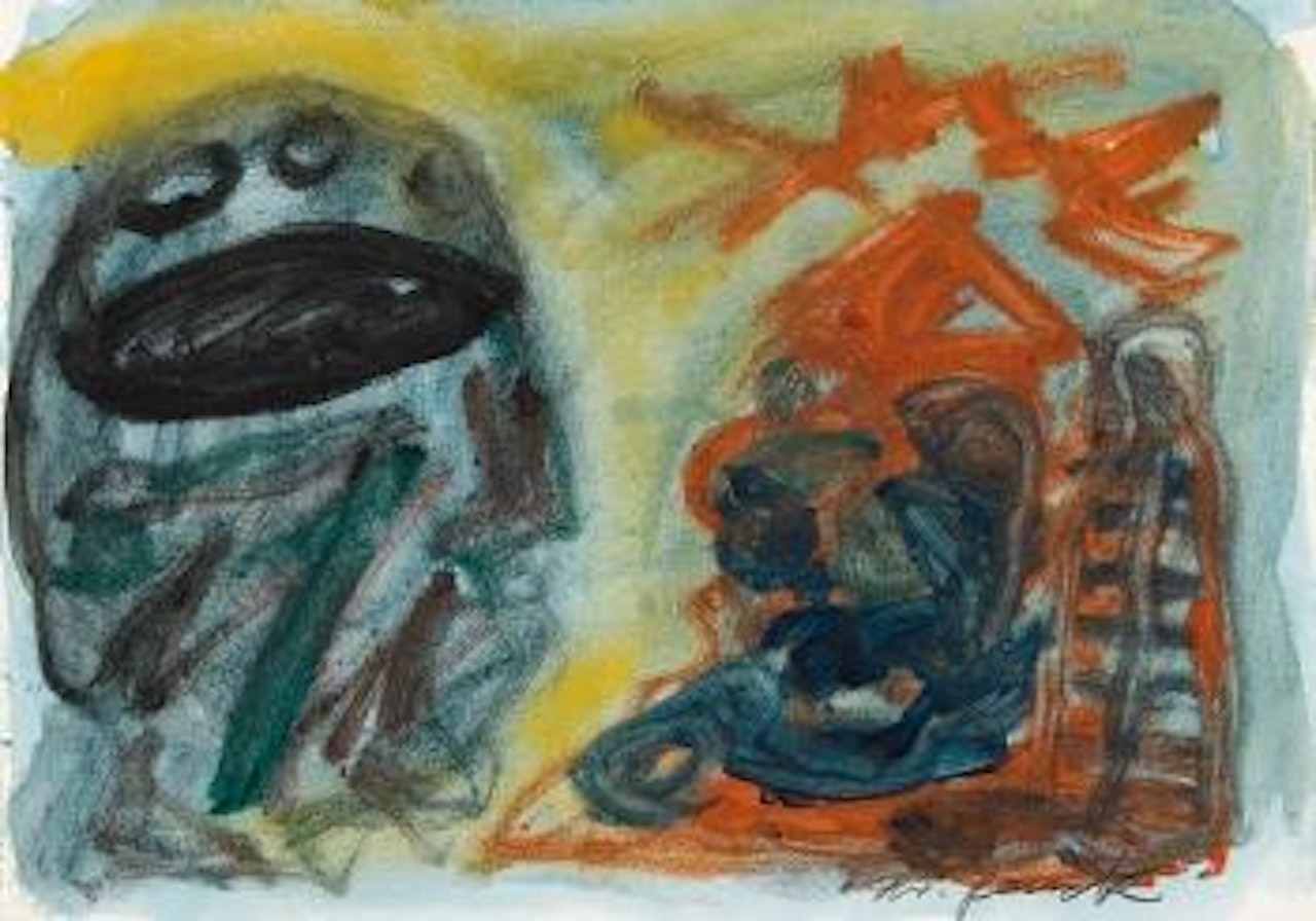 o.T. (Figuren) by A.R. Penck